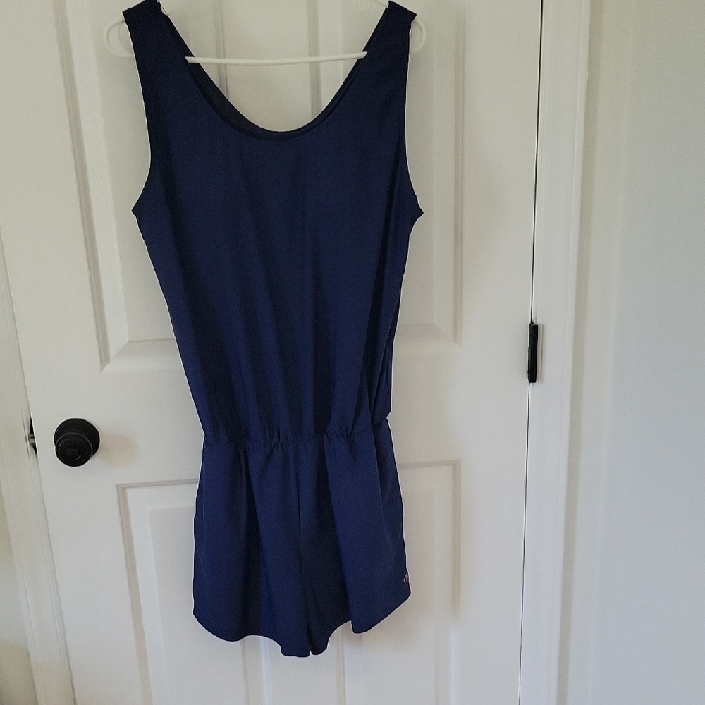 Honeymark Sage Romper in True Navy, Size L